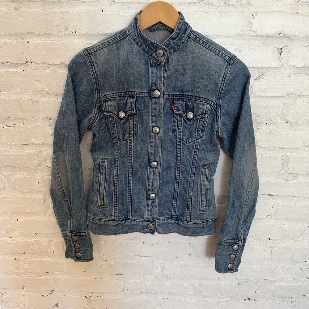 Vintage Levi’s Strauss Denim Jacket 327F Made in USA April 2001 Size Small - Picture 2 of 7